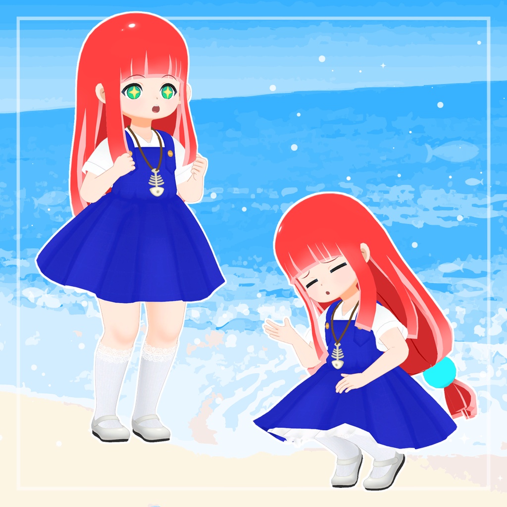 まぐろちゃん Maguro-chan / オリジナル3Dモデル