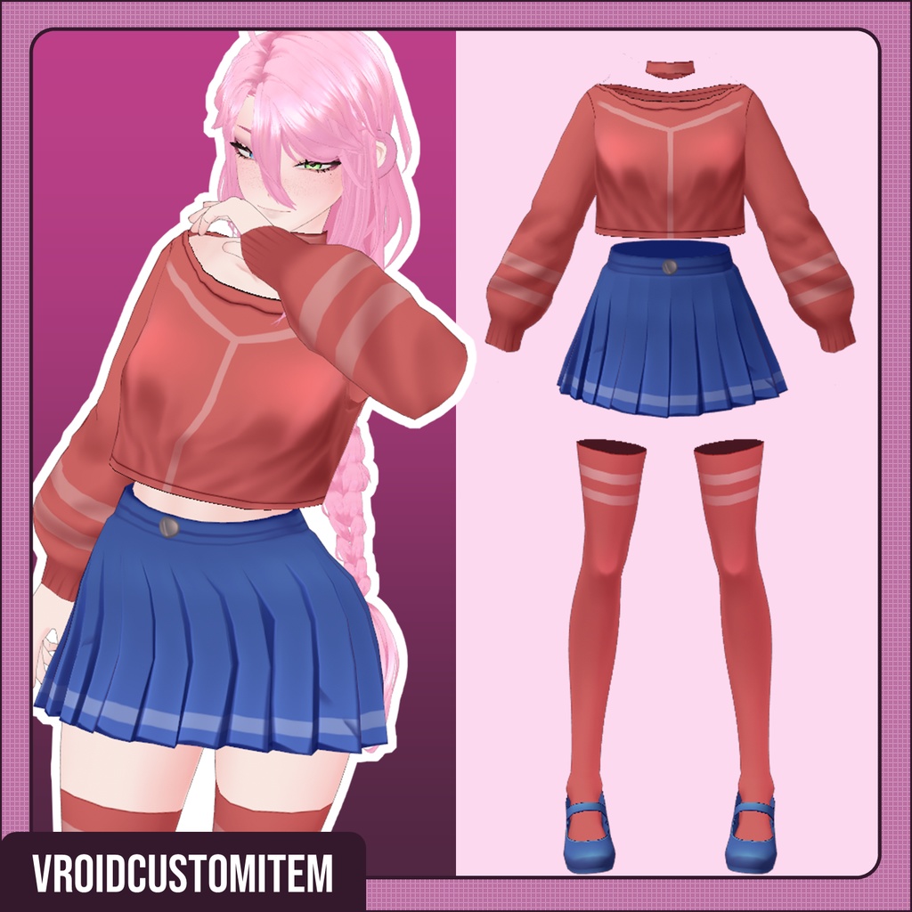 Mita | MiSide Outfit for VRoid