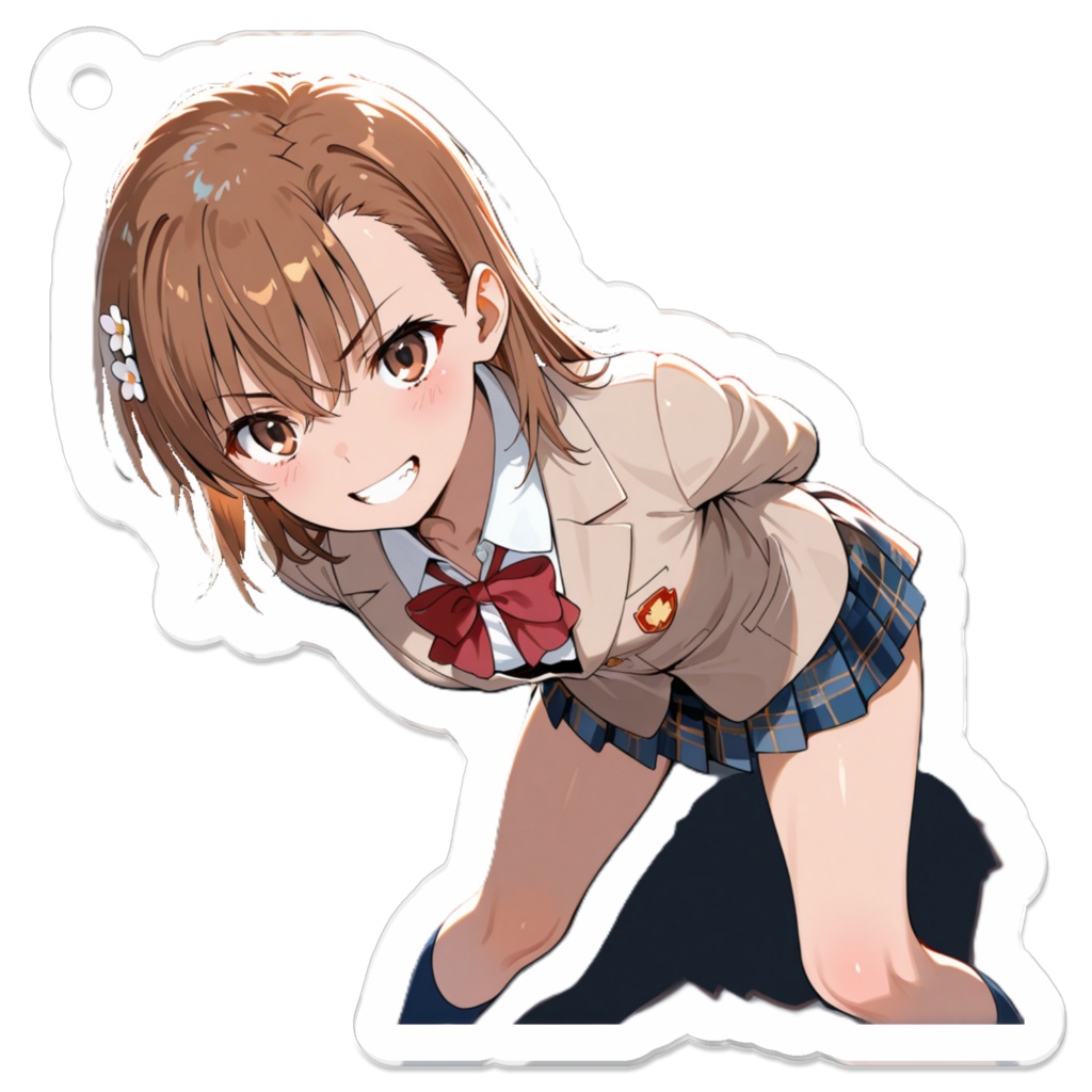 ai生成御坂美琴(常盤台中学制服冬服ver)