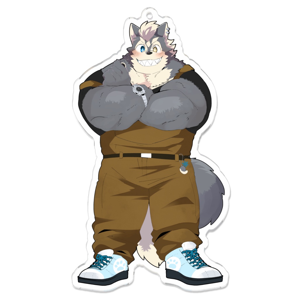 オーバーオールなアルクのアクキー