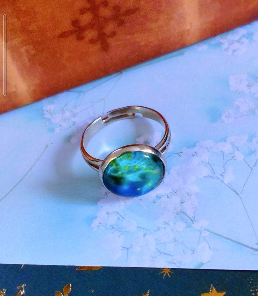 97暗闇で光る☆星座指輪リング♡ 魚座☆