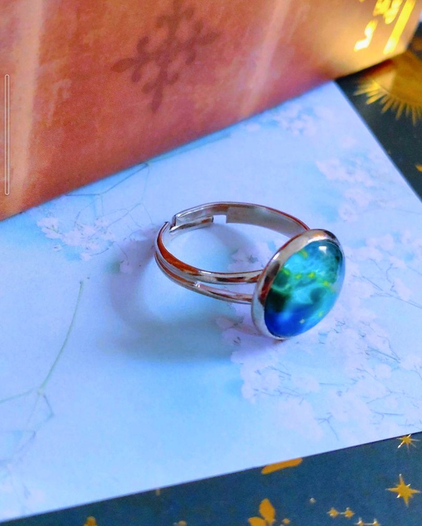 97暗闇で光る☆星座指輪リング♡ 魚座☆