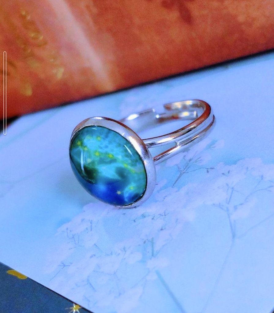 97暗闇で光る☆星座指輪リング♡ 魚座☆