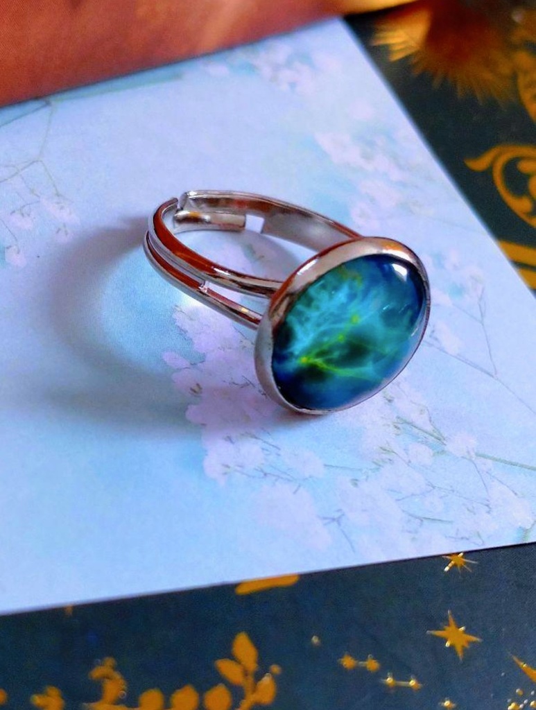 98暗闇で光る☆星座指輪リング♡ しし座