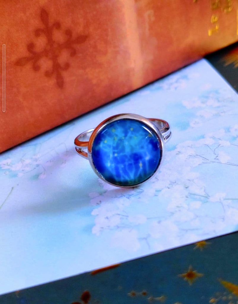 96暗闇で光る☆星座指輪リング♡双子座