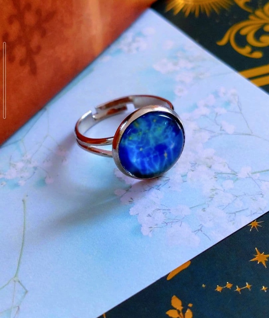 96暗闇で光る☆星座指輪リング♡双子座