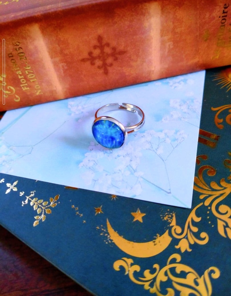 96暗闇で光る☆星座指輪リング♡双子座