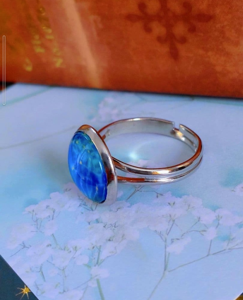 96暗闇で光る☆星座指輪リング♡双子座