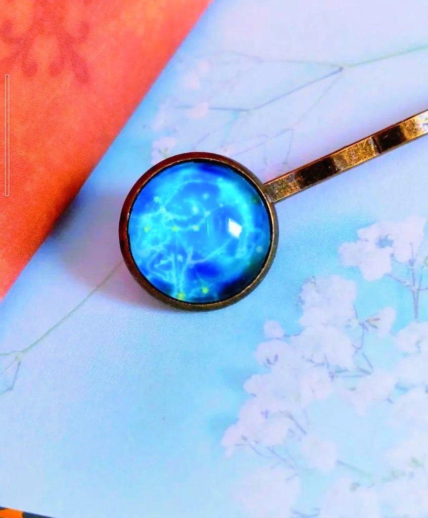 58暗闇で光る☆星座ヘアピン ☆牡牛座☆