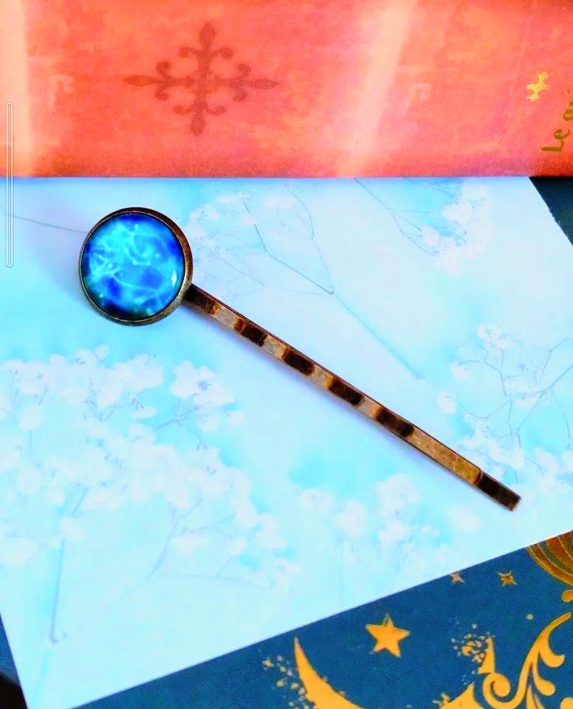 58暗闇で光る☆星座ヘアピン ☆牡牛座☆