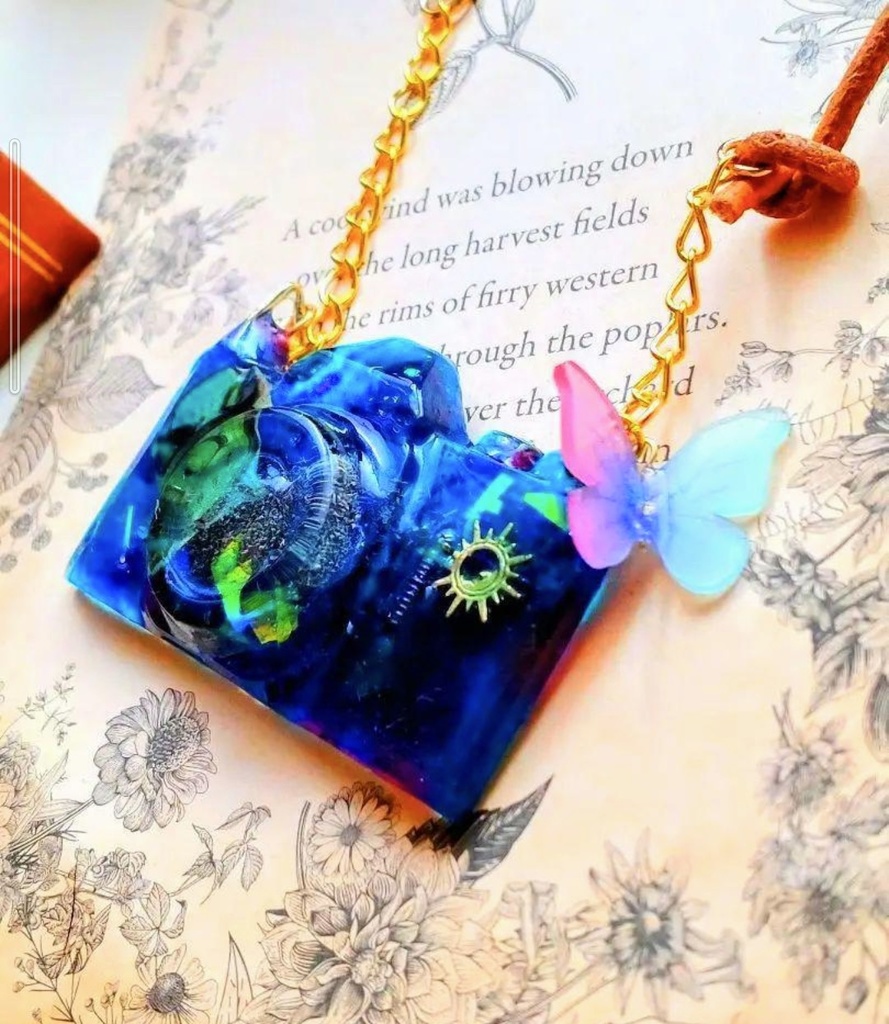 326バッグチャーム&推し活ぬいぐるみ用オシャレカメラ☆ぬい活ハンドメイド