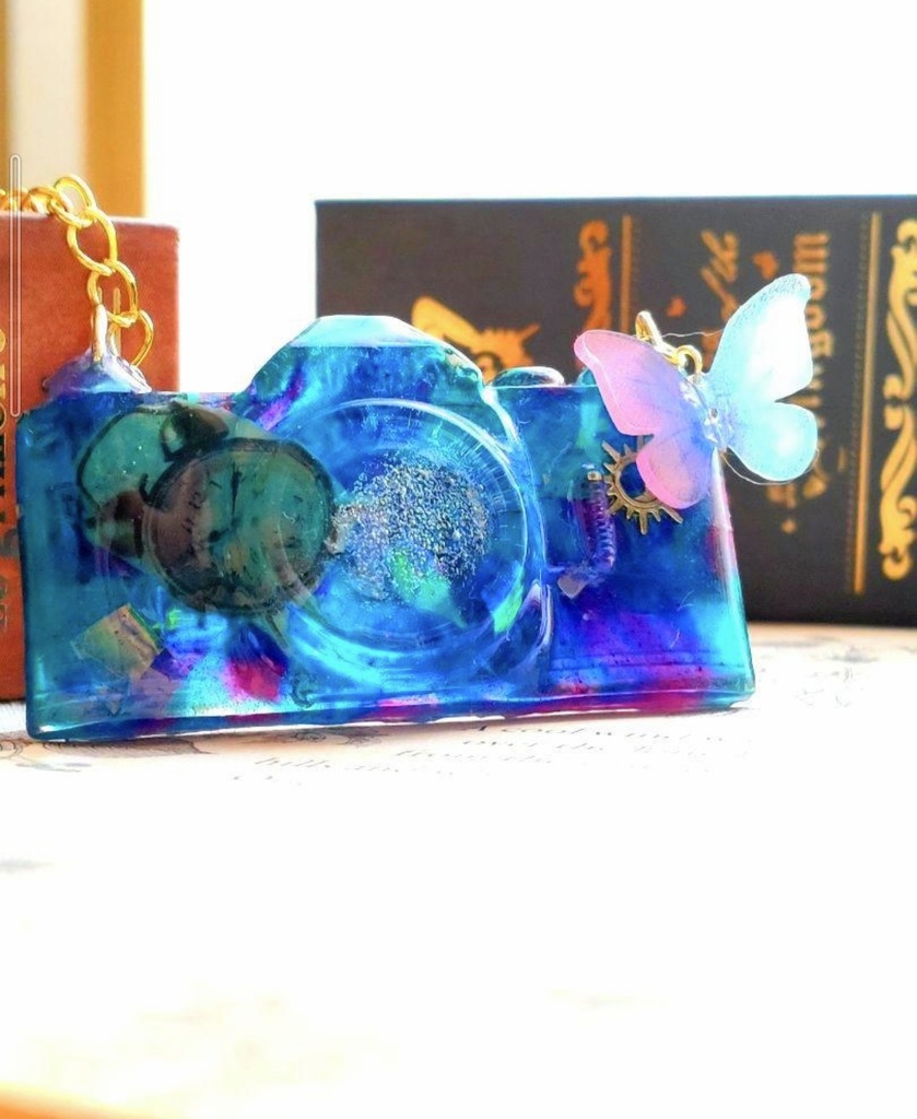 326バッグチャーム&推し活ぬいぐるみ用オシャレカメラ☆ぬい活ハンドメイド