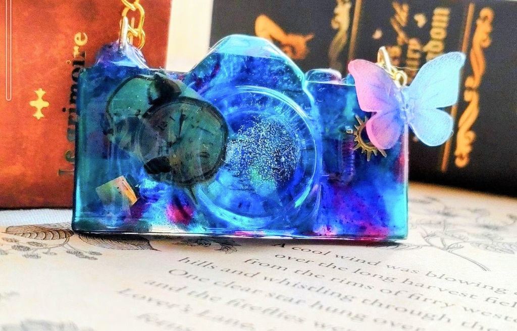 326バッグチャーム&推し活ぬいぐるみ用オシャレカメラ☆ぬい活ハンドメイド