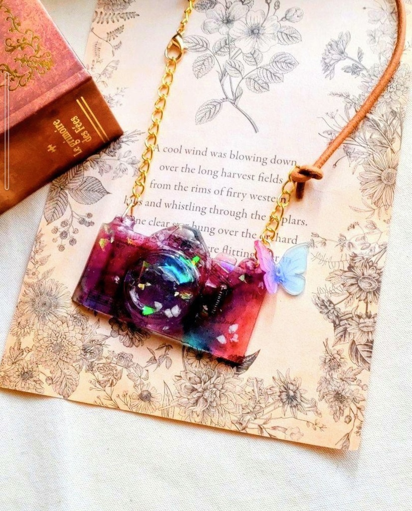 325バッグチャーム&推し活ぬいぐるみ用オシャレカメラ☆ぬい活☆ハンドメイド