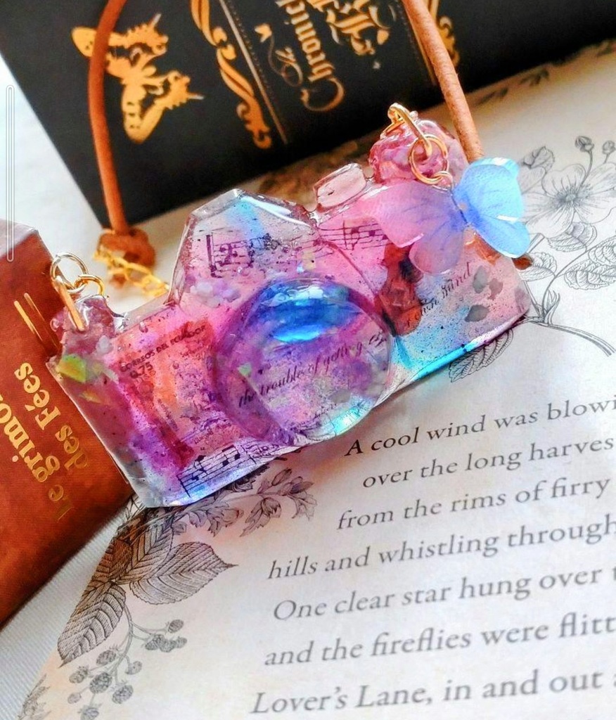 325バッグチャーム&推し活ぬいぐるみ用オシャレカメラ☆ぬい活☆ハンドメイド