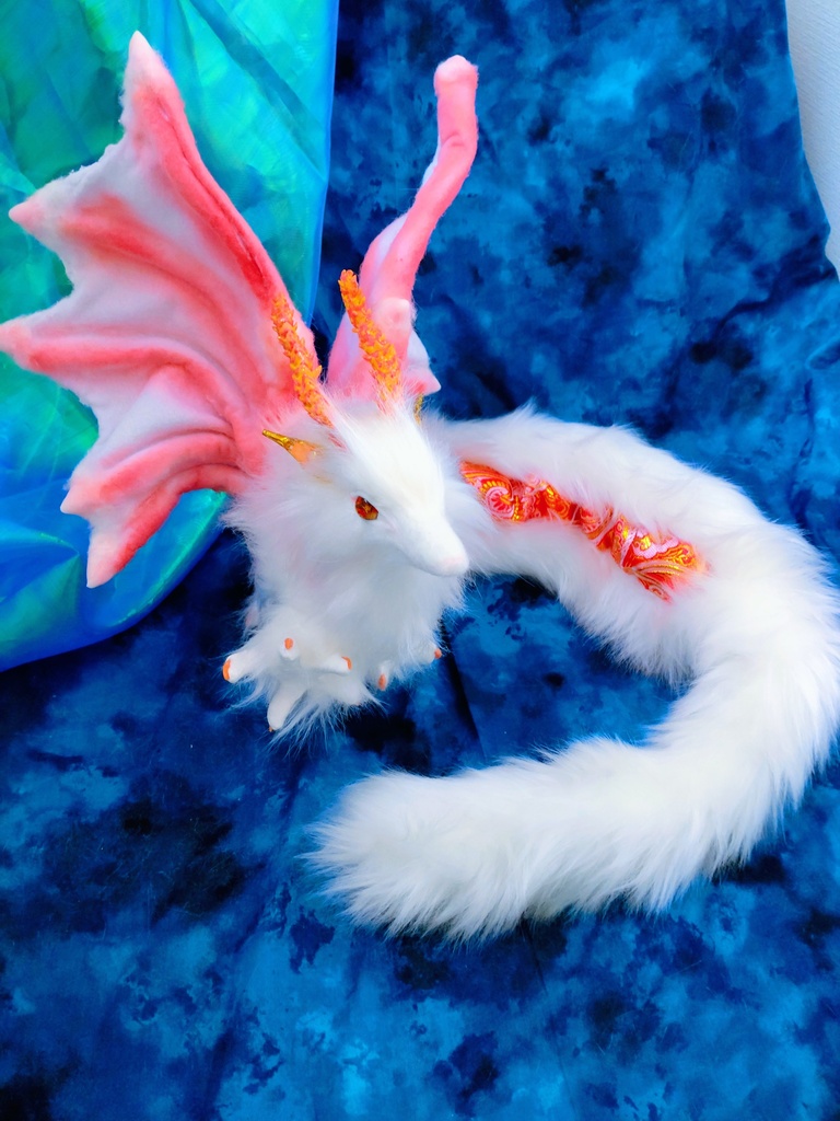 蓄光☆妖精翼龍アートドール ハンドメイドぬいぐるみ ドラゴン 龍神artdoll ArtDoll Fantasy Dragon人形