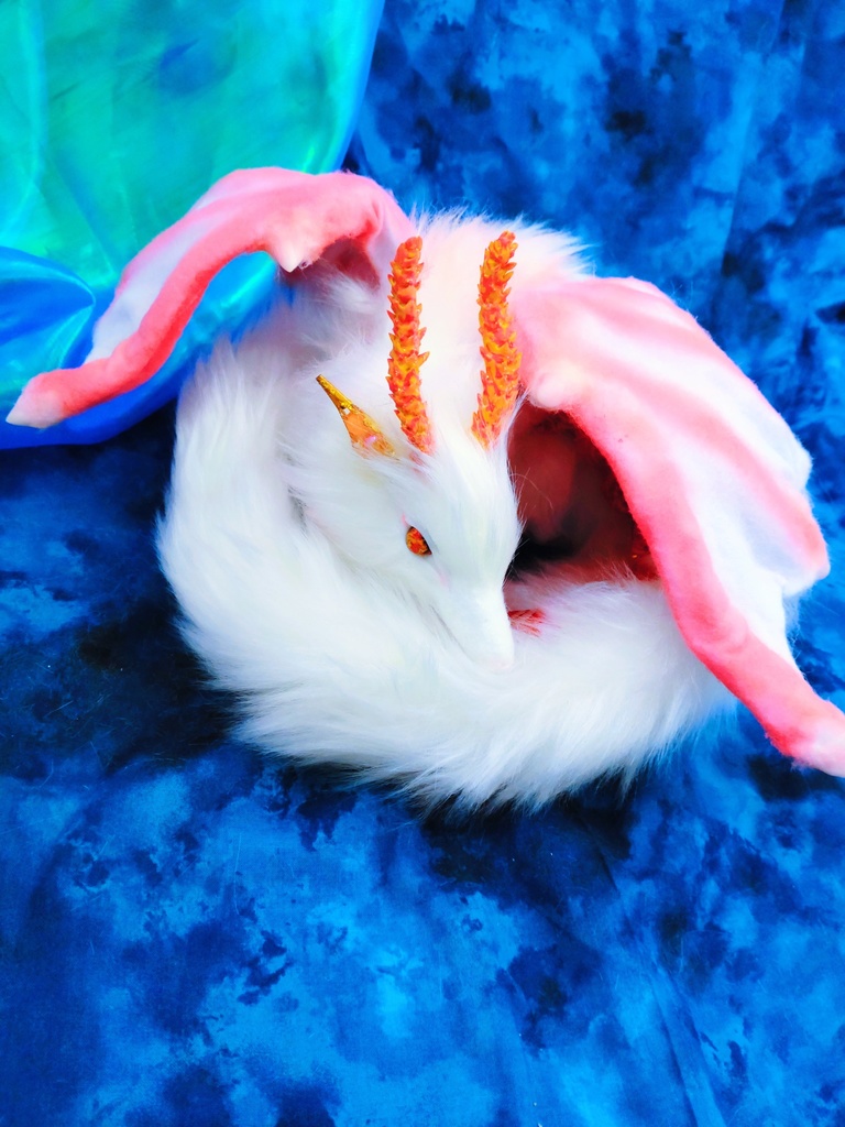 蓄光☆妖精翼龍アートドール ハンドメイドぬいぐるみ ドラゴン 龍神artdoll ArtDoll Fantasy Dragon人形
