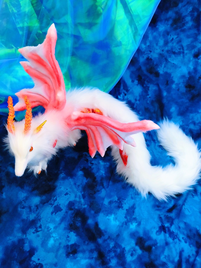 蓄光☆妖精翼龍アートドール ハンドメイドぬいぐるみ ドラゴン 龍神artdoll ArtDoll Fantasy Dragon人形