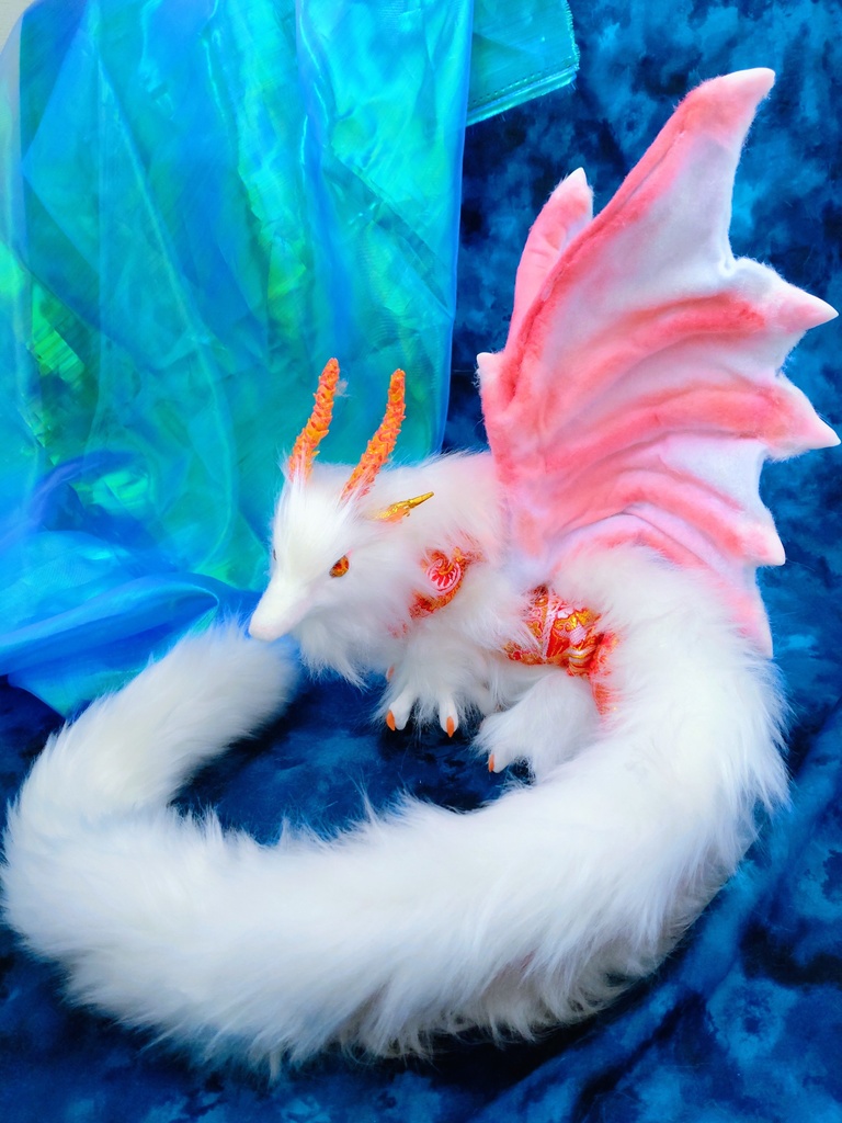 蓄光☆妖精翼龍アートドール ハンドメイドぬいぐるみ ドラゴン 龍神artdoll ArtDoll Fantasy Dragon人形