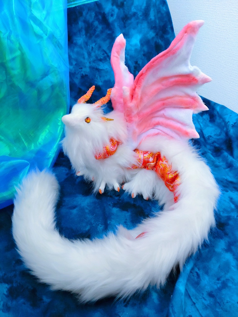 蓄光☆妖精翼龍アートドール ハンドメイドぬいぐるみ ドラゴン 龍神artdoll ArtDoll Fantasy Dragon人形