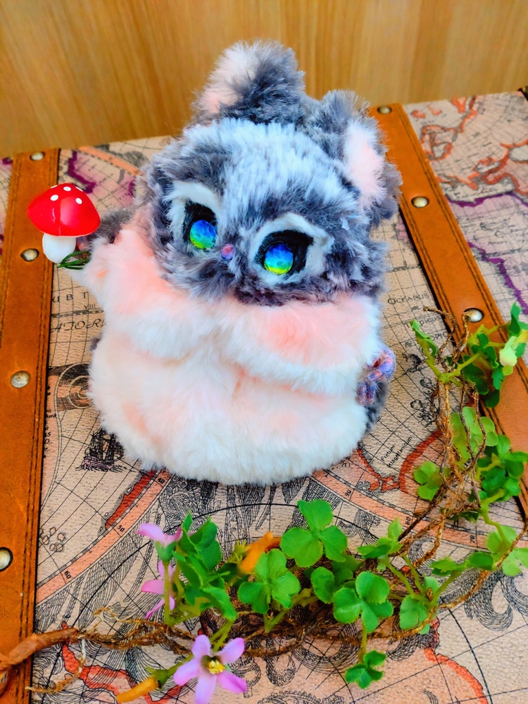 蓄光むっちりむちむち エゾモモンガ ArtDoll artdoll アートドール ぬいぐるみ ハンドメイド人形