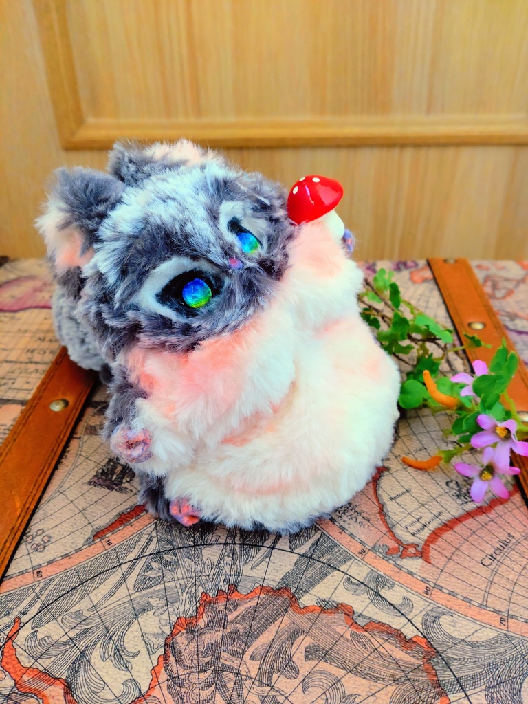 蓄光むっちりむちむち エゾモモンガ ArtDoll artdoll アートドール ぬいぐるみ ハンドメイド人形