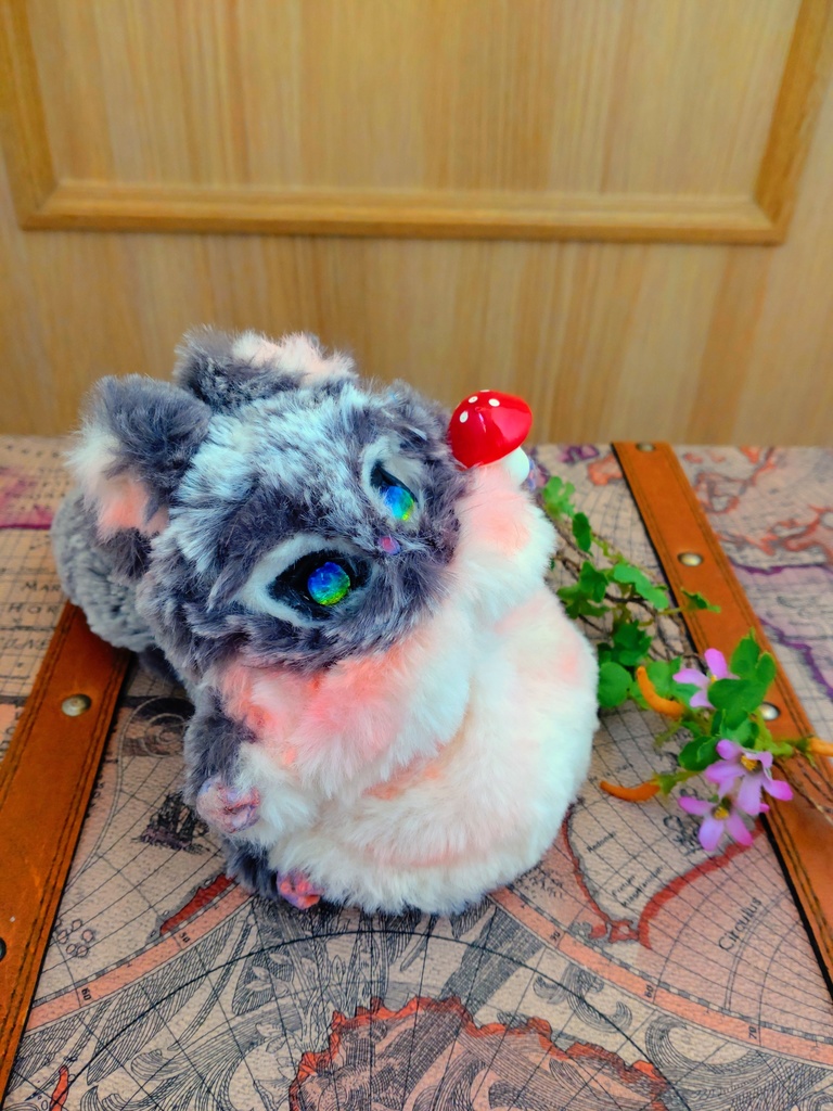 蓄光むっちりむちむち エゾモモンガ ArtDoll artdoll アートドール ぬいぐるみ ハンドメイド人形