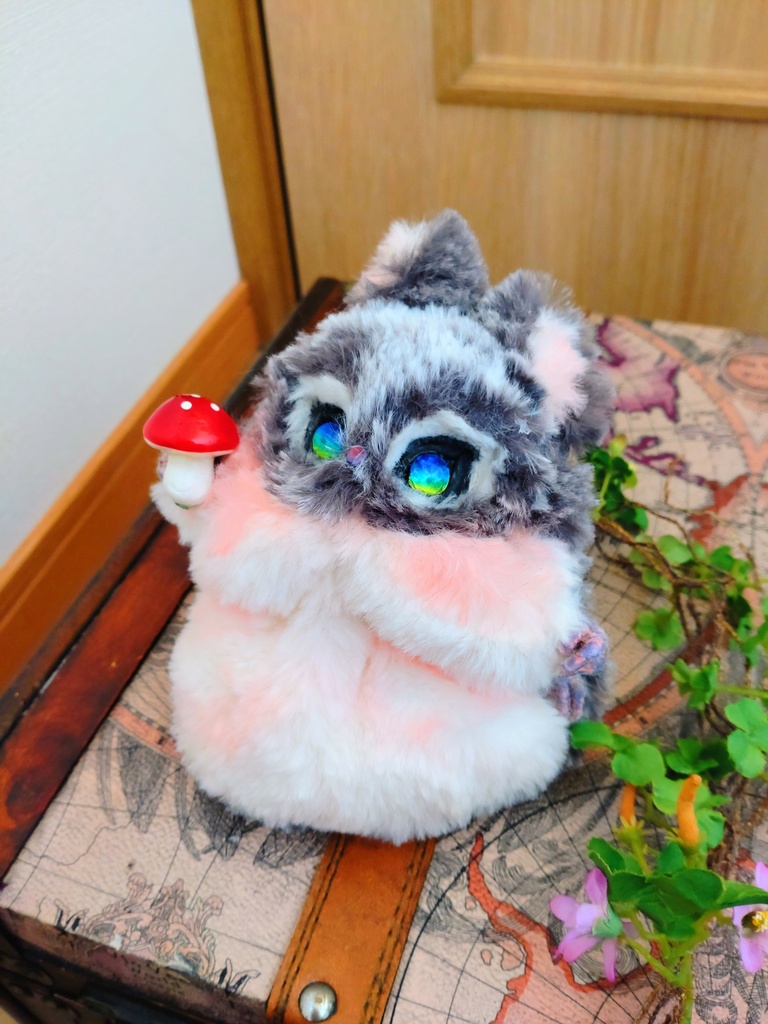 蓄光むっちりむちむち エゾモモンガ ArtDoll artdoll アートドール ぬいぐるみ ハンドメイド人形