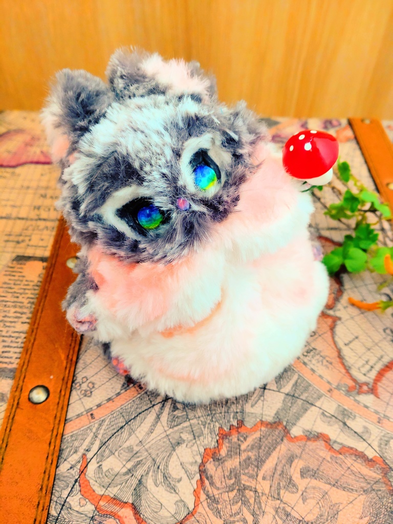 蓄光むっちりむちむち エゾモモンガ ArtDoll artdoll アートドール ぬいぐるみ ハンドメイド人形