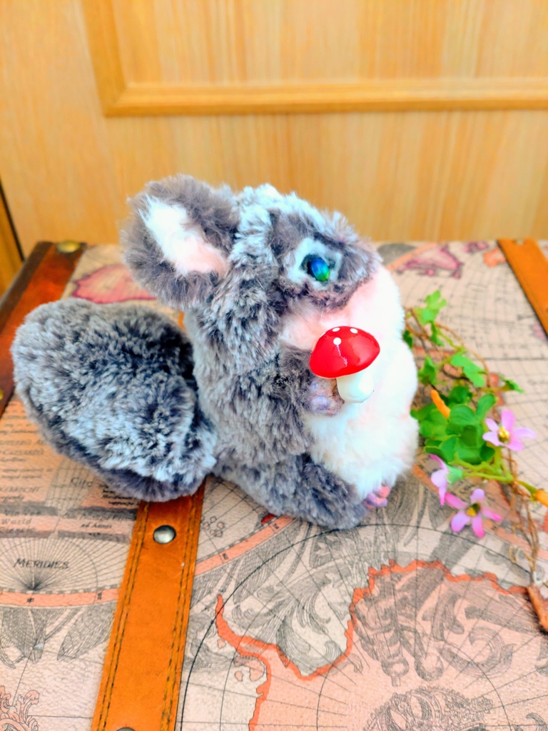 蓄光むっちりむちむち エゾモモンガ ArtDoll artdoll アートドール ぬいぐるみ ハンドメイド人形