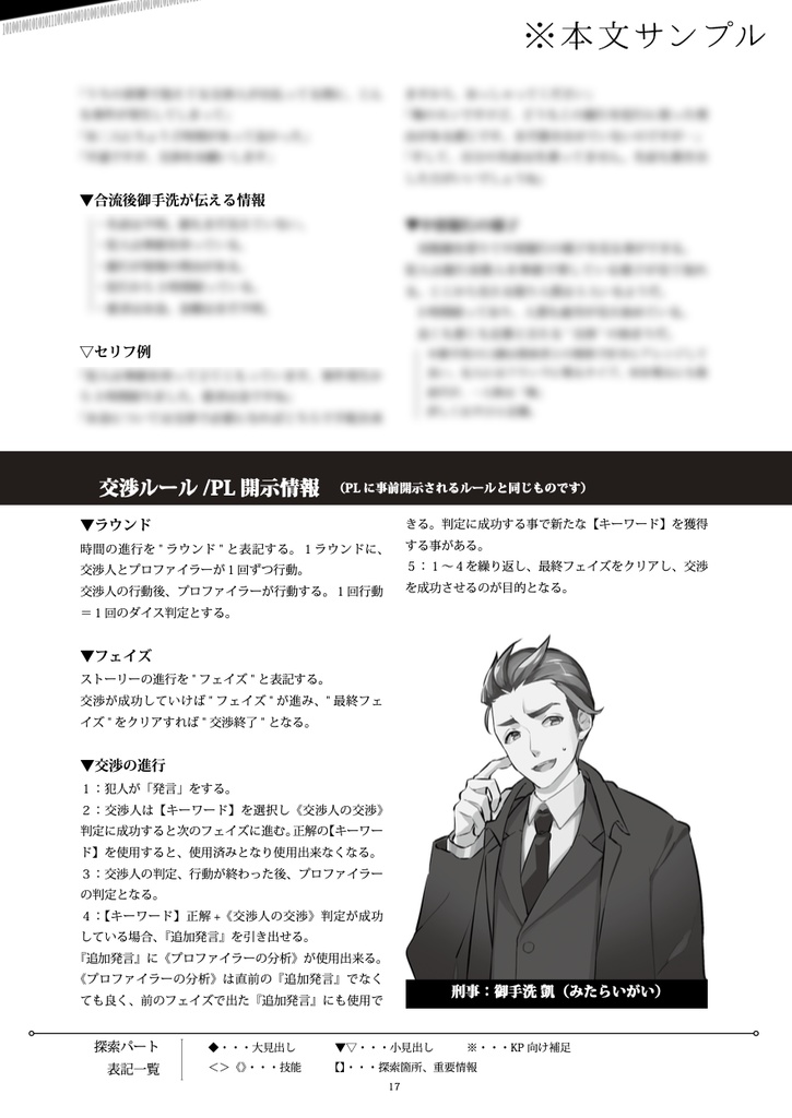 CoCシナリオ「怪異交渉人」SPLL:E107222