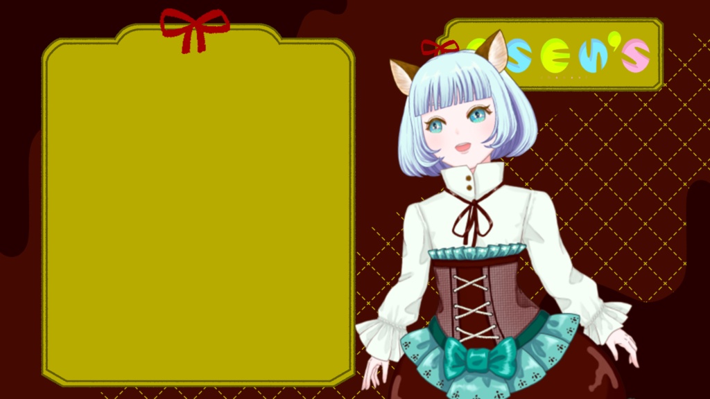 バレンタインゲーム配信オーバーレイセット