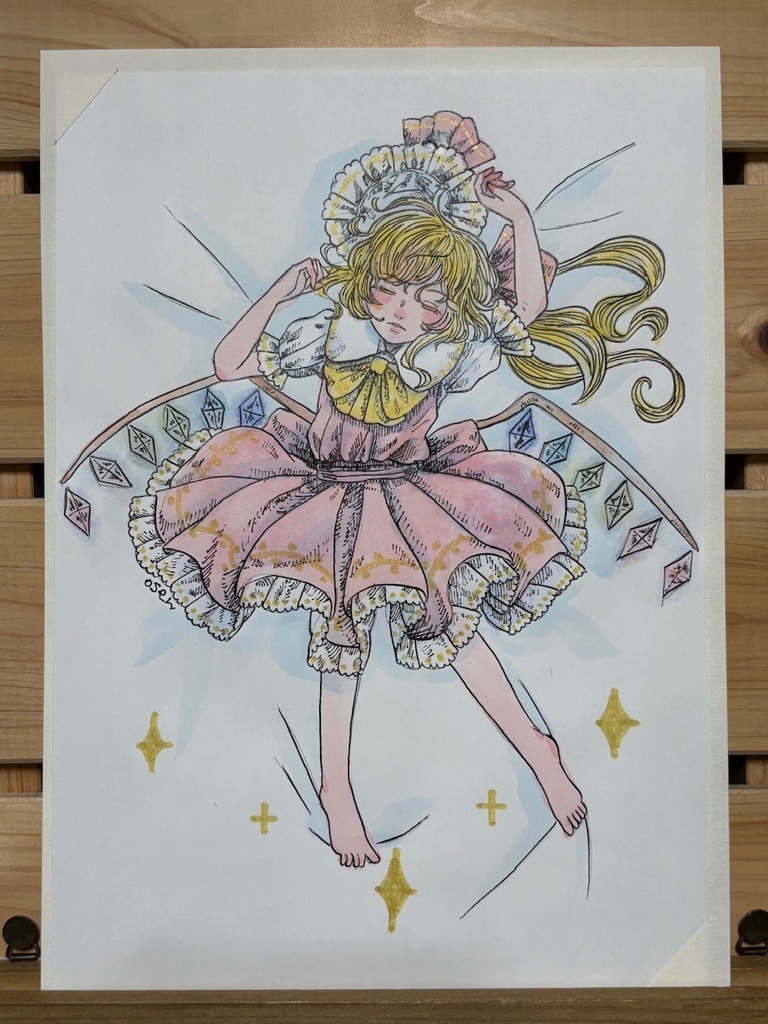 【原画】幽々子・ドレミー・フランドール