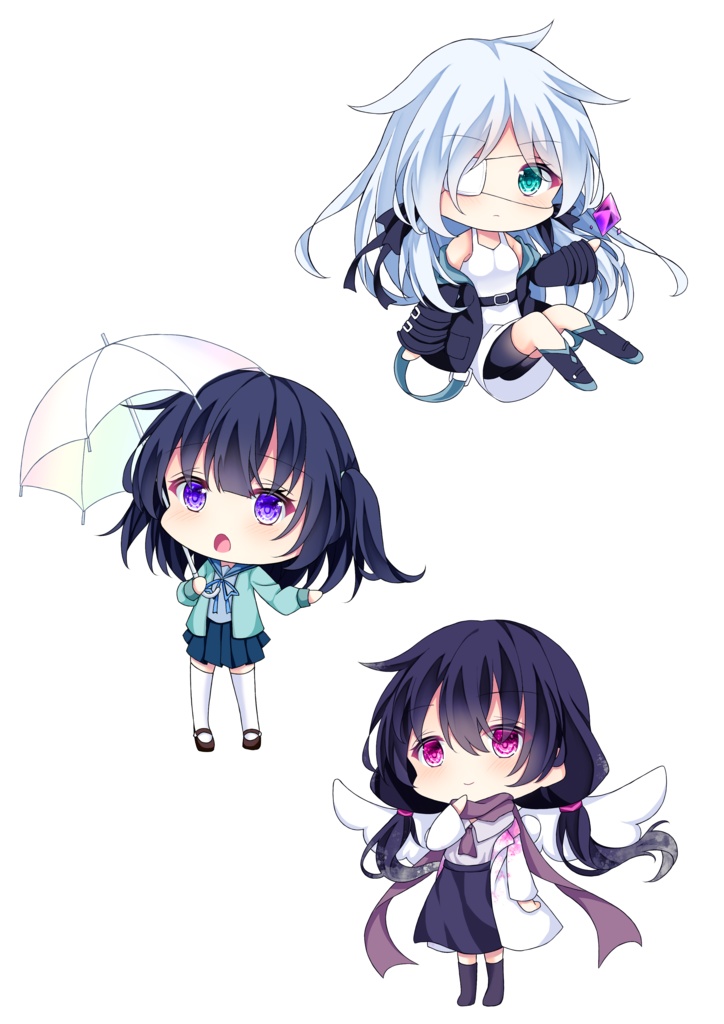 黒月工房シリーズSDアクリルキーホルダー