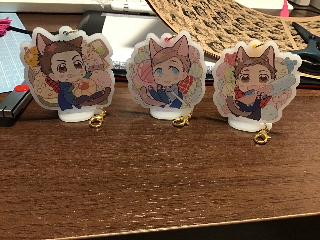 猫3兄弟おやつとおでかけアクスタセット