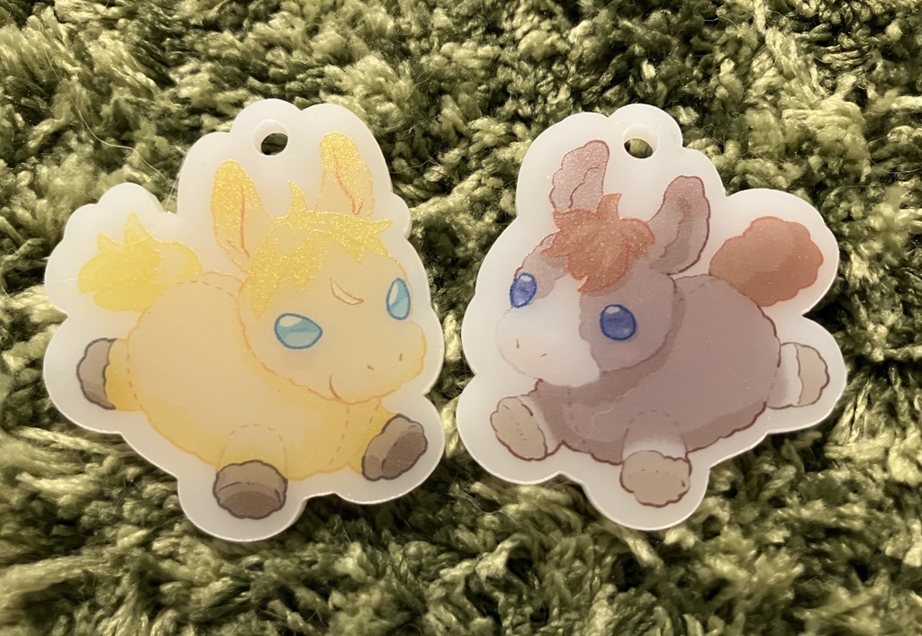 馬シャアムアクリルチャーム【再版分】