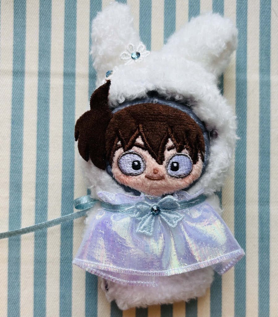 【10センチぬい】ふわふわうさぎの赤ちゃん着ぐるみスタイ付き🐇ほわぬい10センチぬい