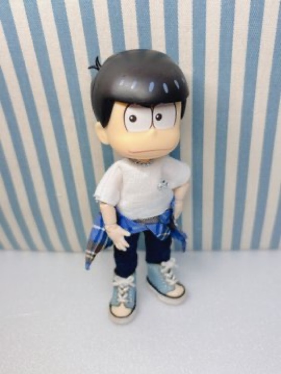 【ドール服】腰巻きシャツがポイント三点セット⭐️ねんどろいどドール、オビツ11サイズ