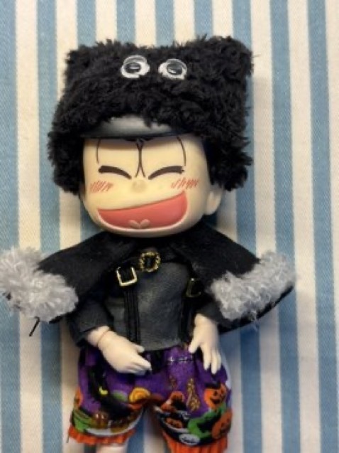 ハロウィンほわほわニット帽　ほわぬい　オビツ　ねんどろいどドール