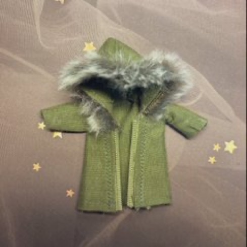 【ドール服】秋から春まで大人気ふわふわモッズコート再販