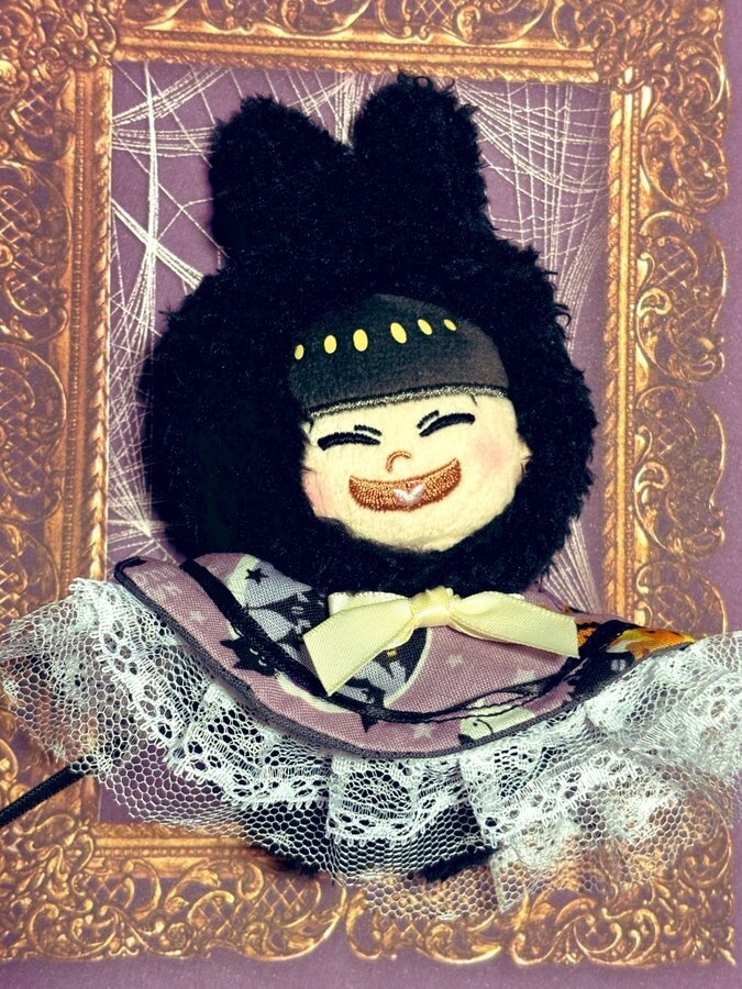  【ぬい服】レースともふもふのおばけケープ👻ほわぬい、モフフサににジャストサイズ‼️