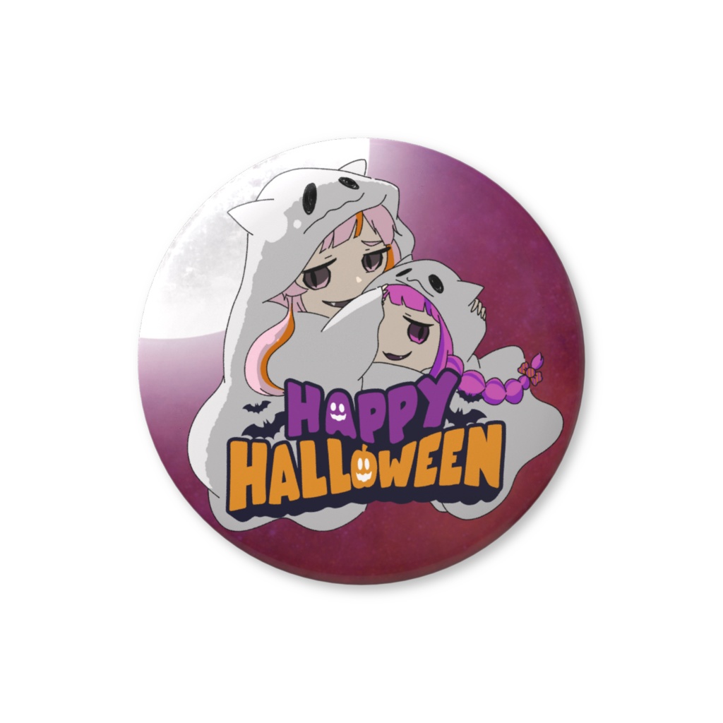 ちびナラ歌みたデビュー記念★ハピハロ缶バッジ