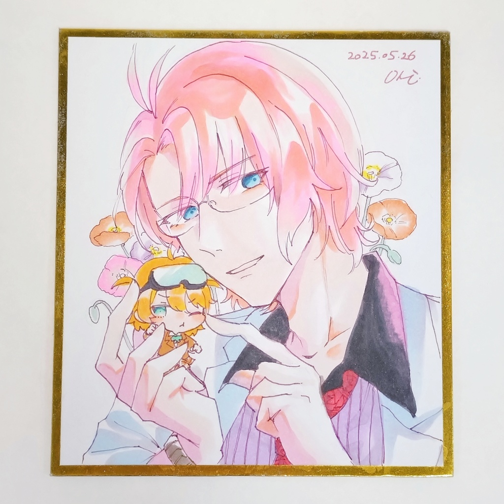 【直筆】ミニ色紙