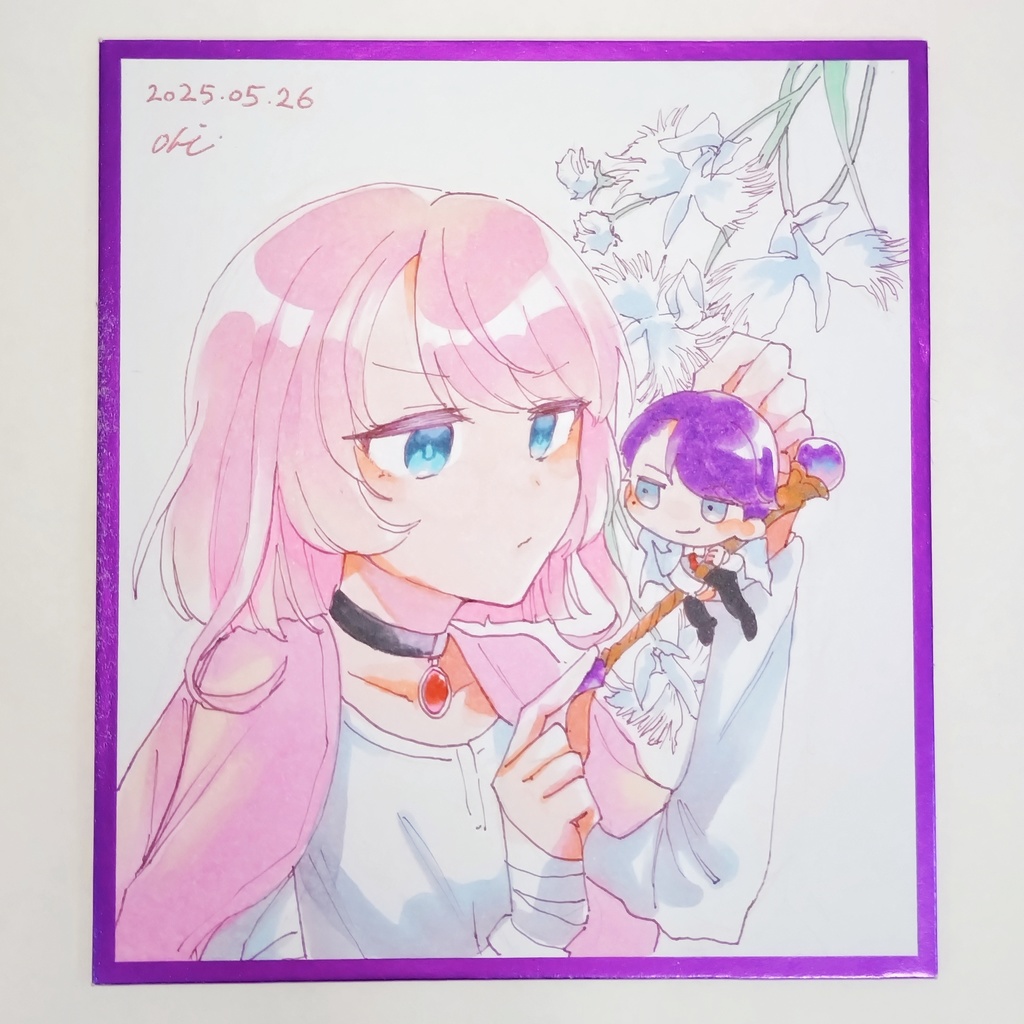 【直筆】ミニ色紙