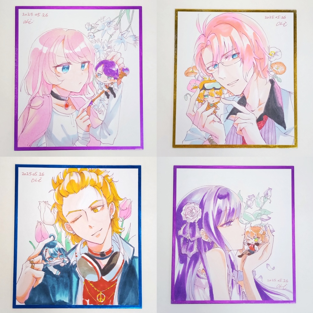 【直筆】ミニ色紙