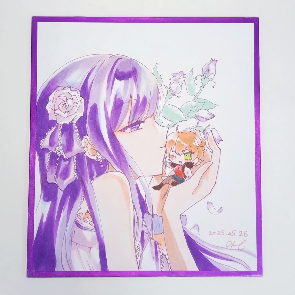 【直筆】ミニ色紙