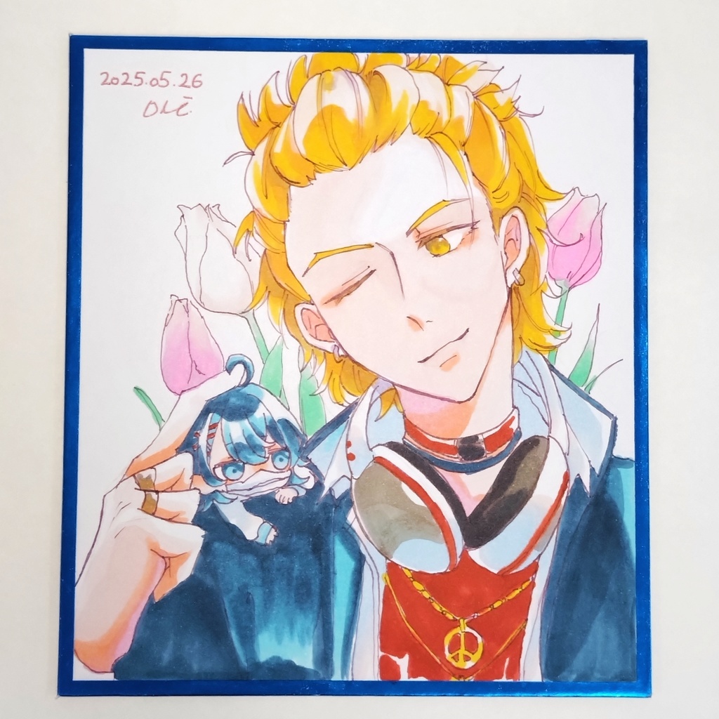 【直筆】ミニ色紙