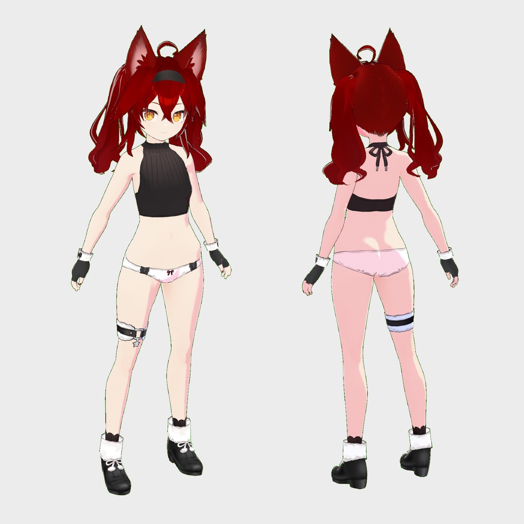 【Vroidオリ衣装vol.5】クリスマス★ドレス