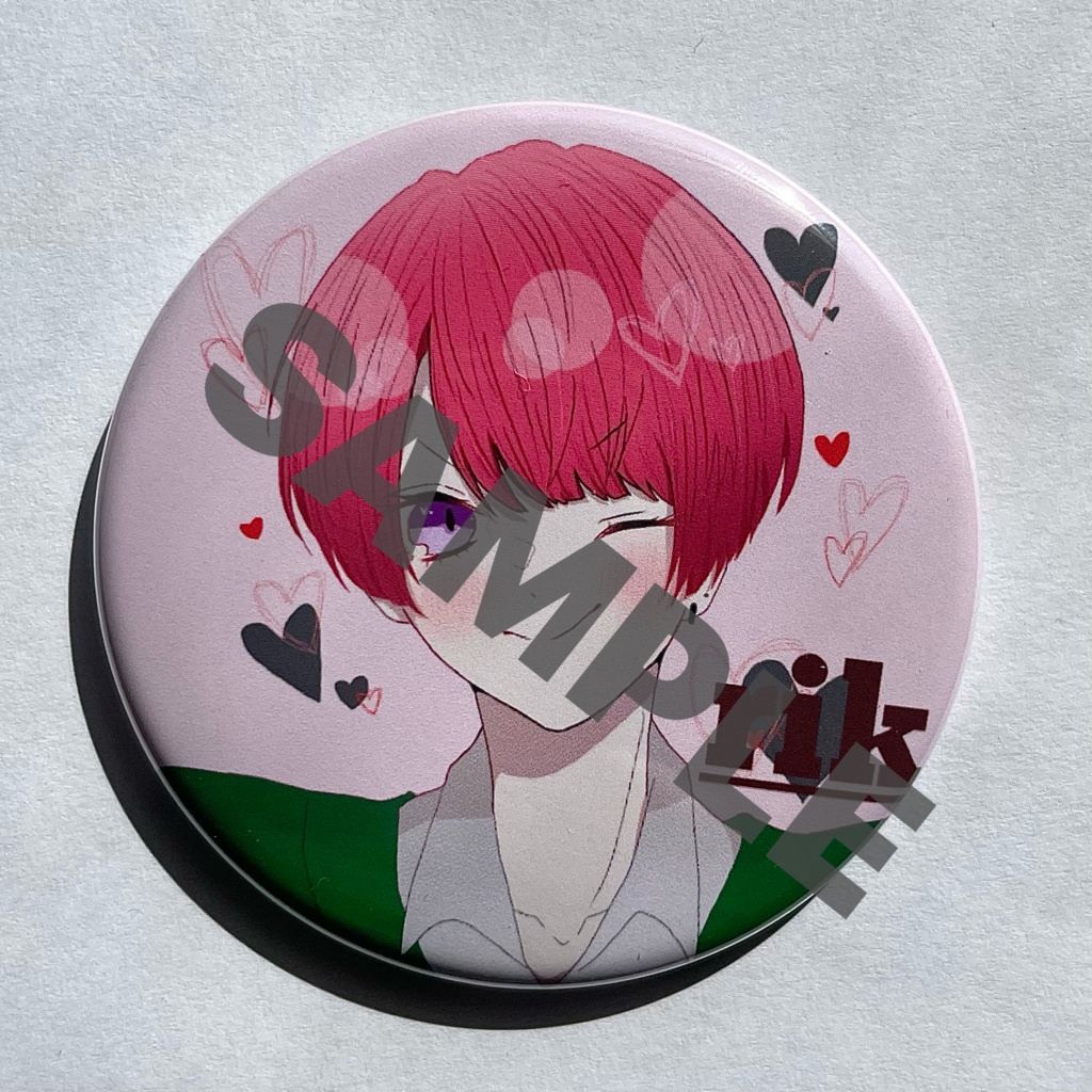 rikのドキドキ缶バッジ