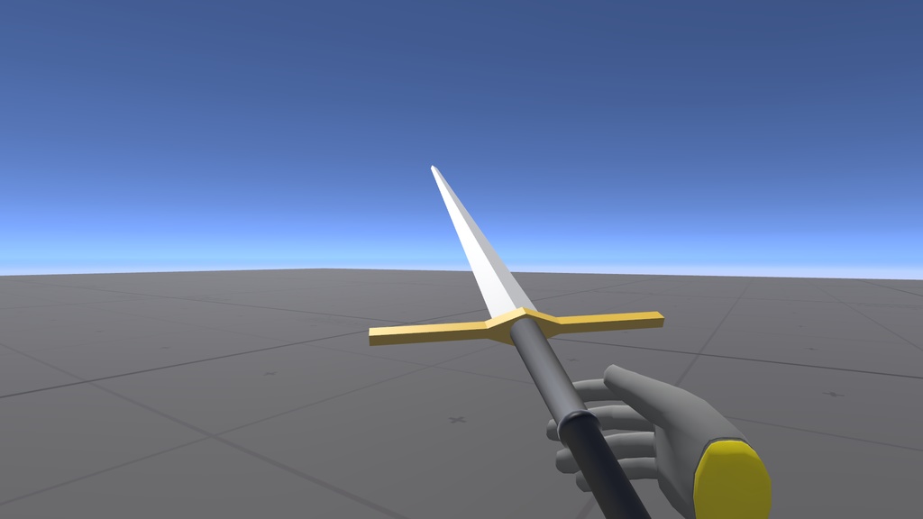 【VRC】手に持てる普通の剣(グレートソード風)【FREE】
